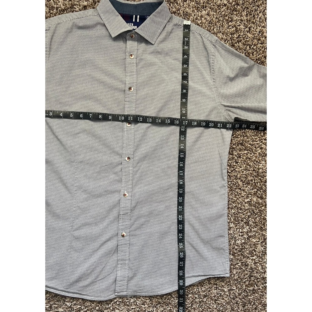 Billy London UK Mens XXL Slim Fit Button Down Shirt (0866) - Picture 6 of 11